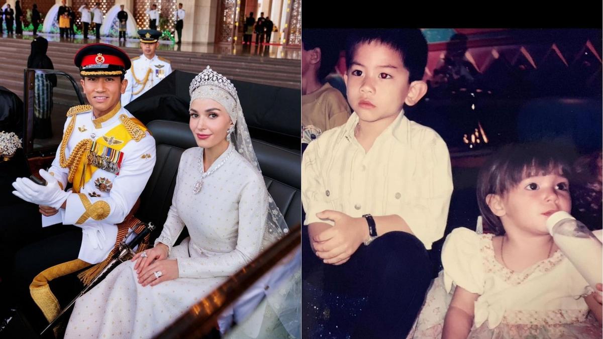 Pangeran Abdul Mateen Bagikan Foto Lawas Bareng Anisha Rosnah, Warganet: From Teman Kecil to Teman Hidup