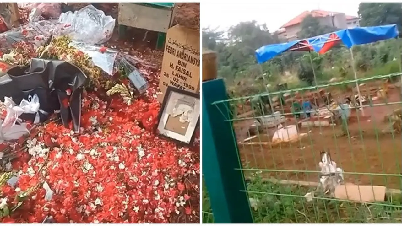 Ramai Peziarah, Kondisi Makam Vanessa Angel dan Bibi Ardiansyah Rusak