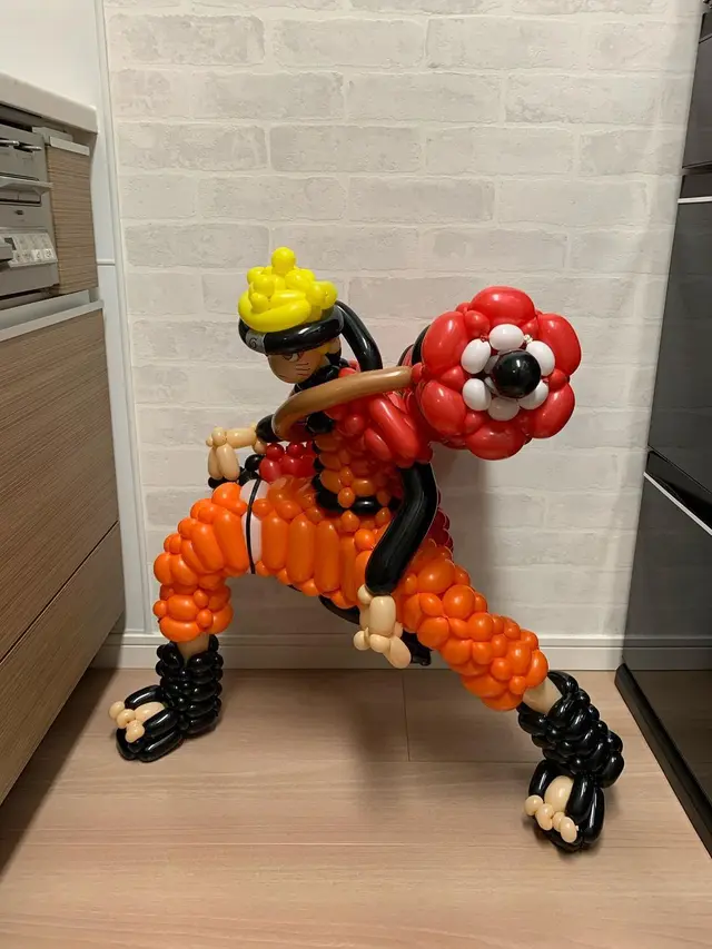 Seniman Ini Bikin Karakter Anime Pakai Balon, 6 Hasilnya Keren