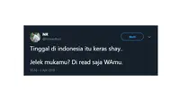 Curhatan Netizen Tinggal Di Indonesia itu Keras (sumber:Twitter/@NirwanRusli )