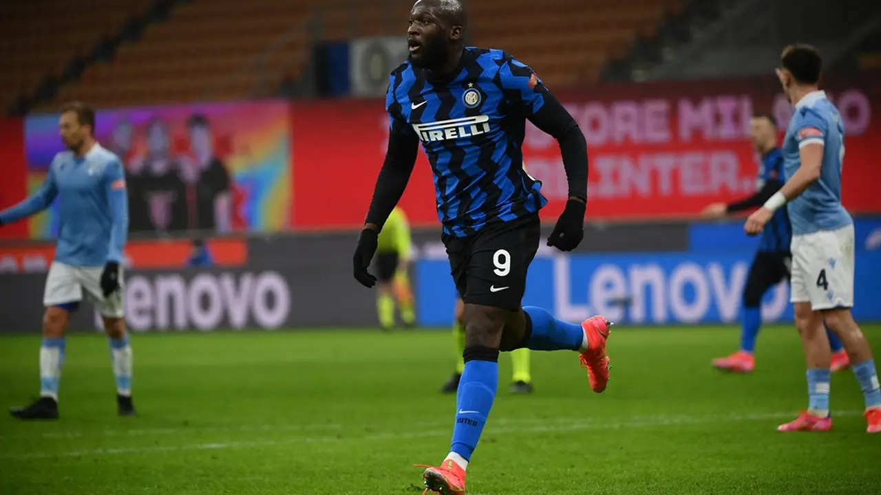 Penyerang Inter Milan, Romelu Lukaku.
