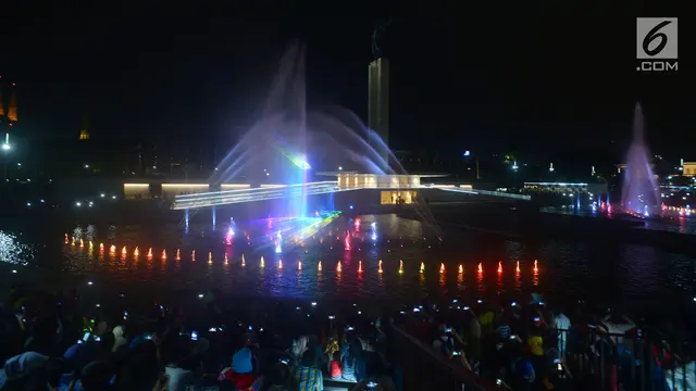 Menikmati Keindahan Air Mancur Menari Lapangan Banteng