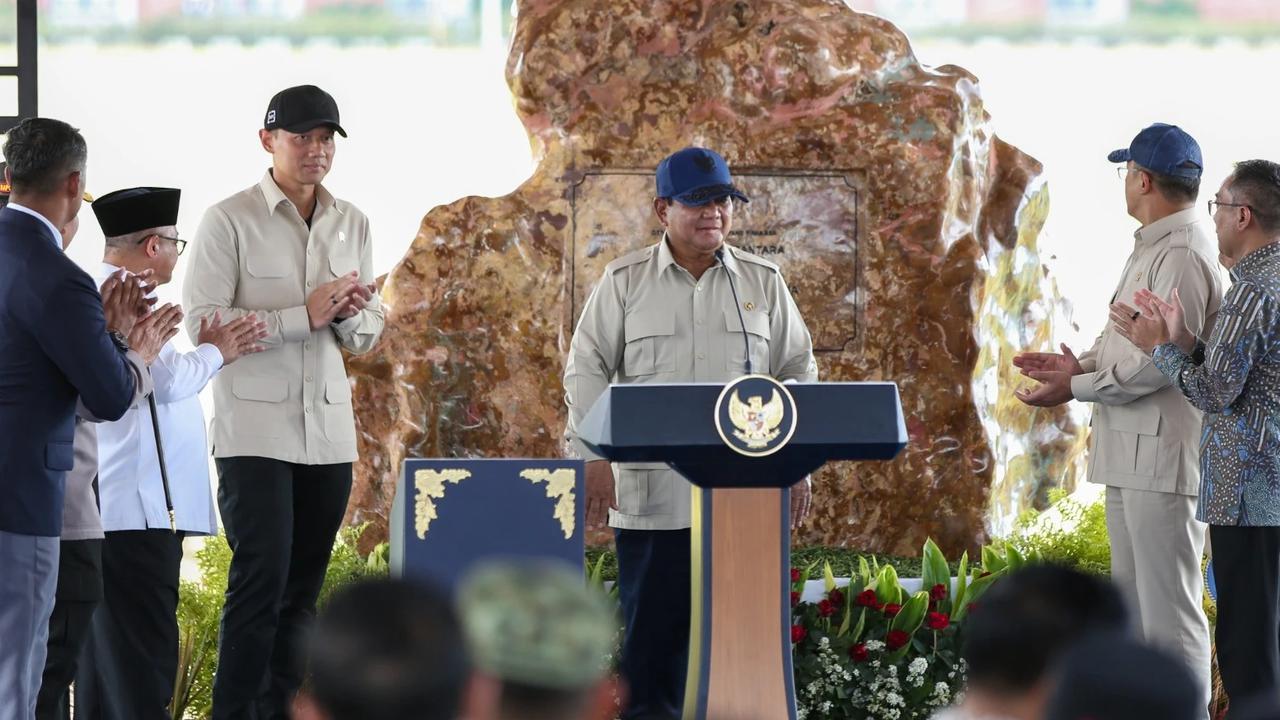 Menko AHY dampingi Prabowo resmikan SMATaruna Nusantara