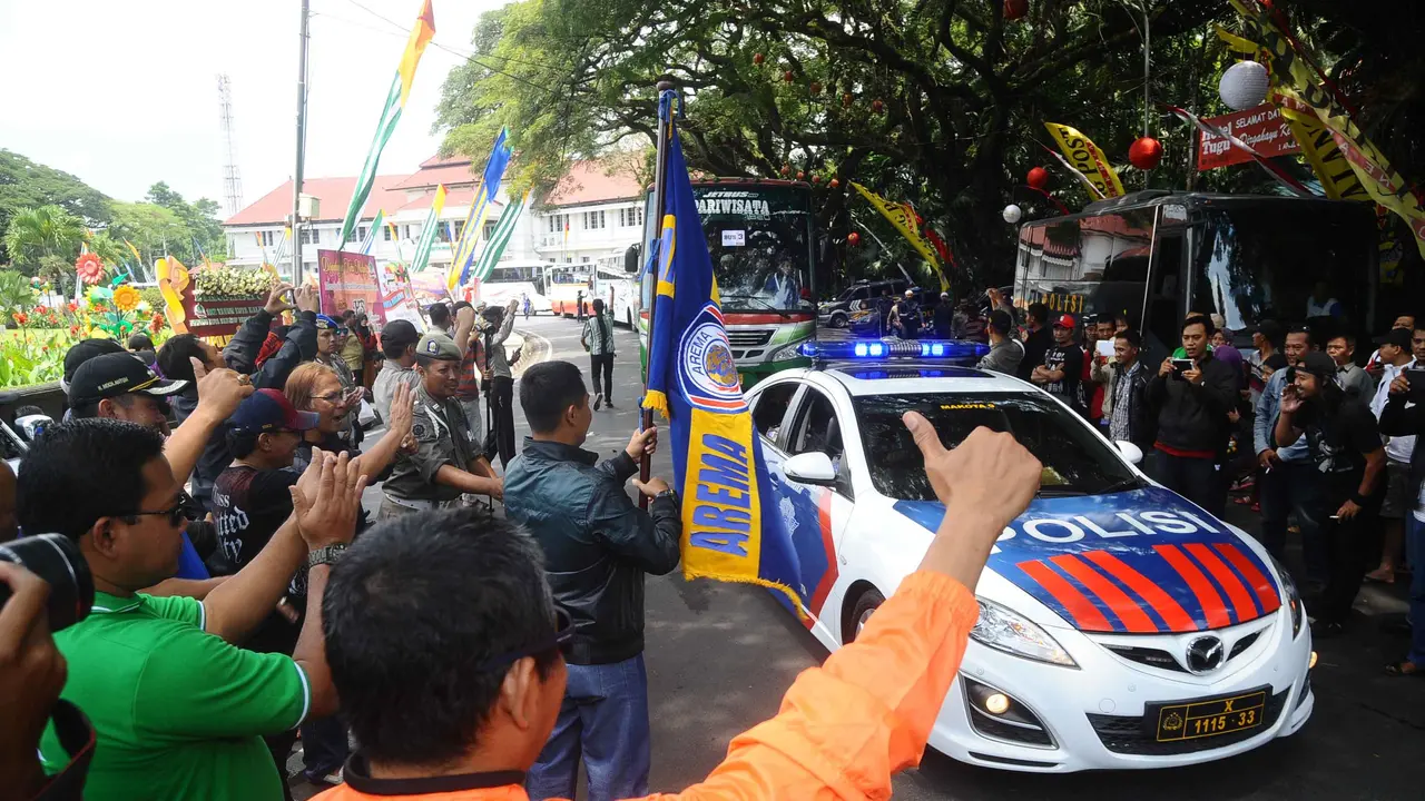 Rombongan Aremania Sudah Bergerak Menuju Jakarta