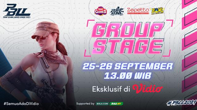 Jadwal dan Live Streaming Point Blank Ladies League 2021 Group Stage di Vidio, 25-26 September 2021