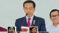 Presiden Joko Widodo merombak Kabinet Kerja untuk kedua kalinya