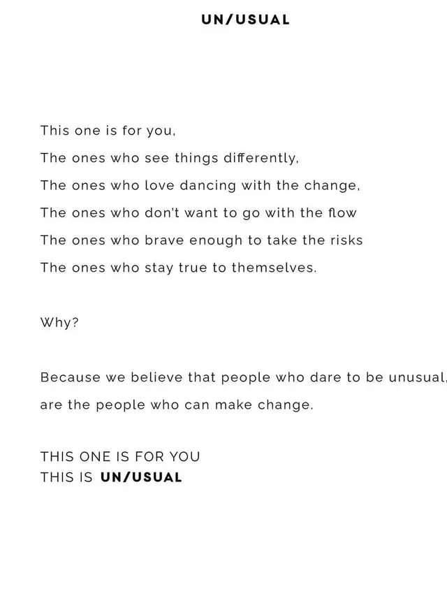 Konsep parfum terbaru USUAL Parfums merepresentasikan pesan menarik untuk kamu yang merasa "berbeda"