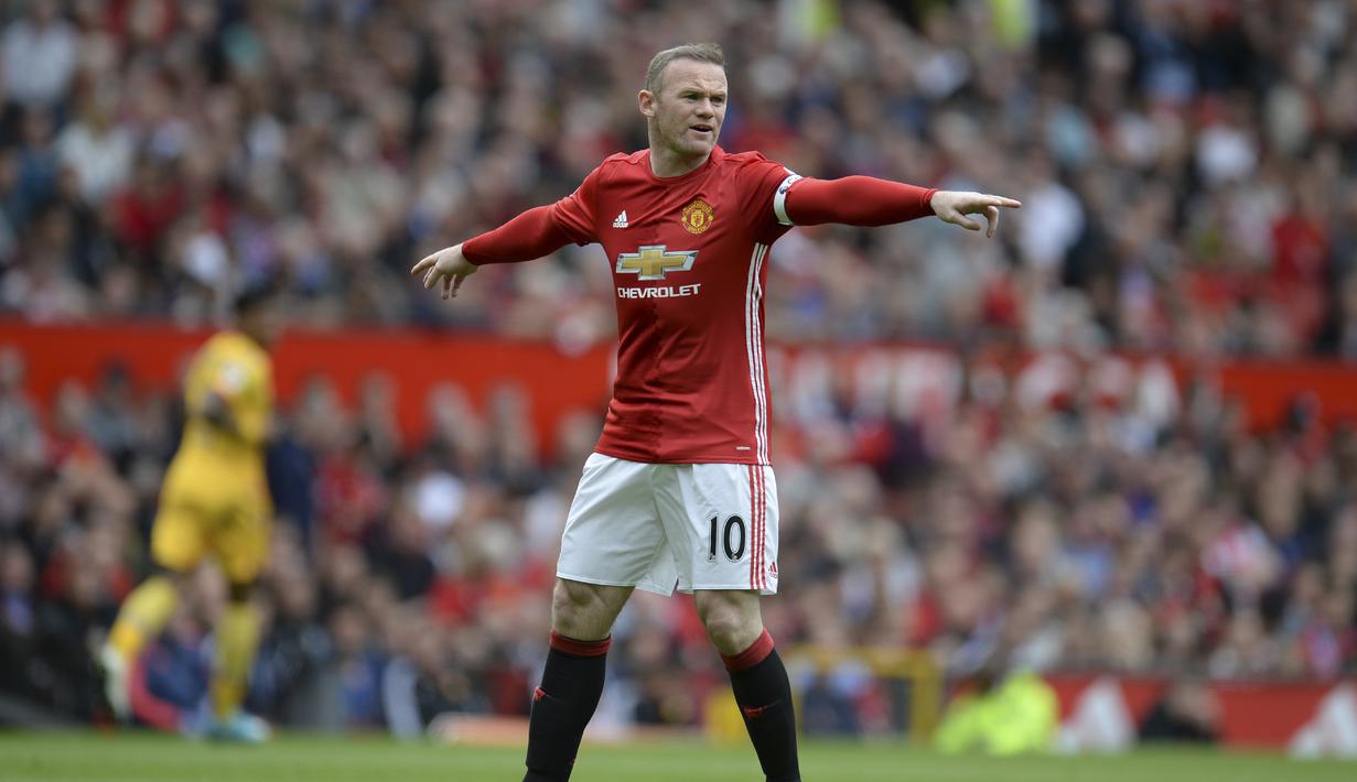 1. Wayne Rooney – Manchester United menebus Wayne Rooney dari Everton dengan mahar yang fantastis. Saat itu biaya 30 juta pounds dikeluarkan untuk pemain yang saat itu masih berusia 18 tahun. (AFP/Oli Scarff)