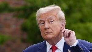 Presiden Amerika Serikat Donald Trump pada 15 Agustus 2024. (Dok. AP/Julia Nikhinson)