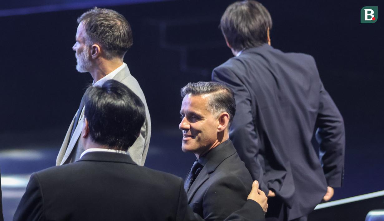 Pelatih Timnas Indonesia John Herdman hadir dalam drawing Piala AFF 2026. (Bola.com/Nur Iman Ali)