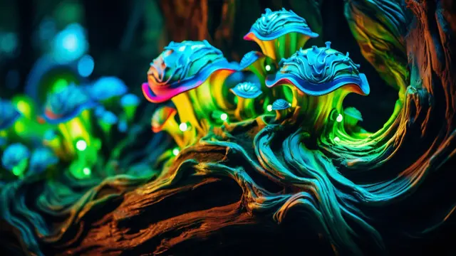 Ilustrasi bioluminescence