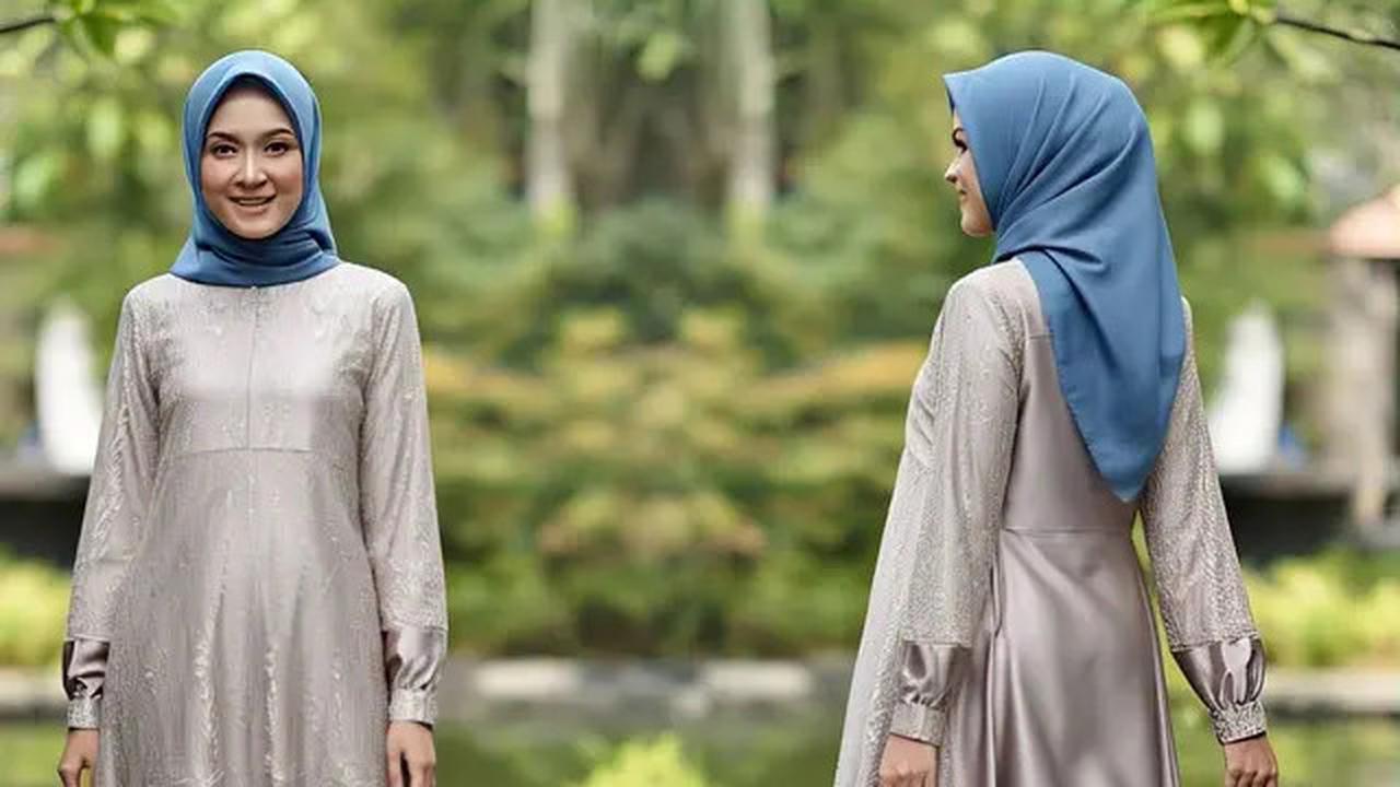 8 Inspirasi Model Gamis Syari A-Line Kombinasi Brokat, Pilihan Tepat untuk Tampil Elegan dan Anggun