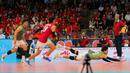 Semangat juang, kepercayaan diri, serta solidnya kerja tim menjadi kunci kebangkitan Timnas Bola Voli Putra Indonesia hingga mengamankan tiket final SEA Games 2025. (Bola.com/Bagaskara Lazuardi)