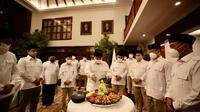 Ketua Umum Partai Gerindra Prabowo Subianto di syukuran HUT ke-14 Gerindra. (Istimewa)