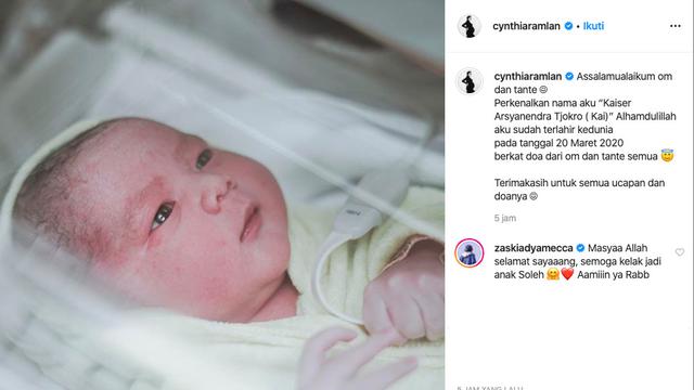 Unggahan Cynthia Ramlan