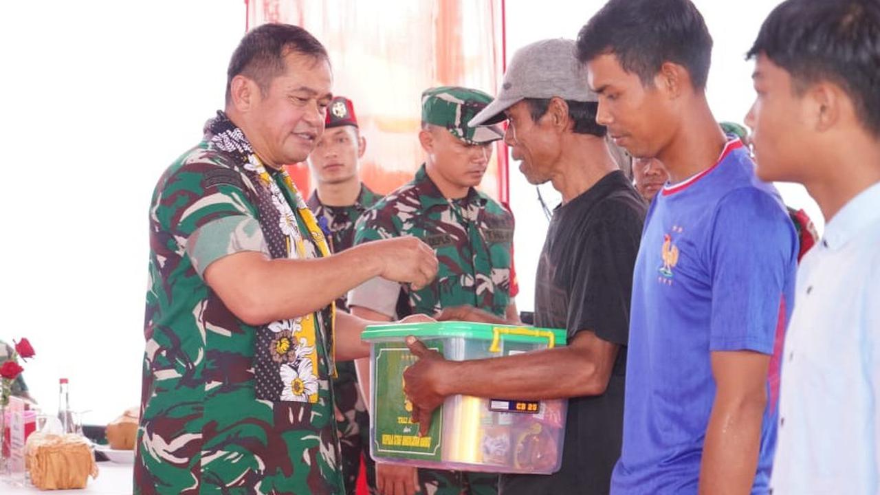 Kasad dan Wamentan Resmikan Sarana Pengairan Ribuan Hektare Sawah di Sukabumi