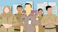 Ilustrasi PNS.