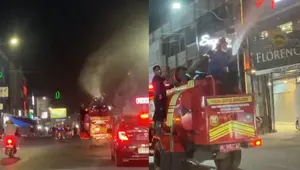 Lampung Hujan Abu Anak Krakatau, Jalanan Penuh Debu
