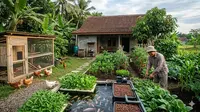 Cara Membuat Sistem Integrated Farming Sederhana di Belakang Rumah, Wujudkan Kemandirian Pangan