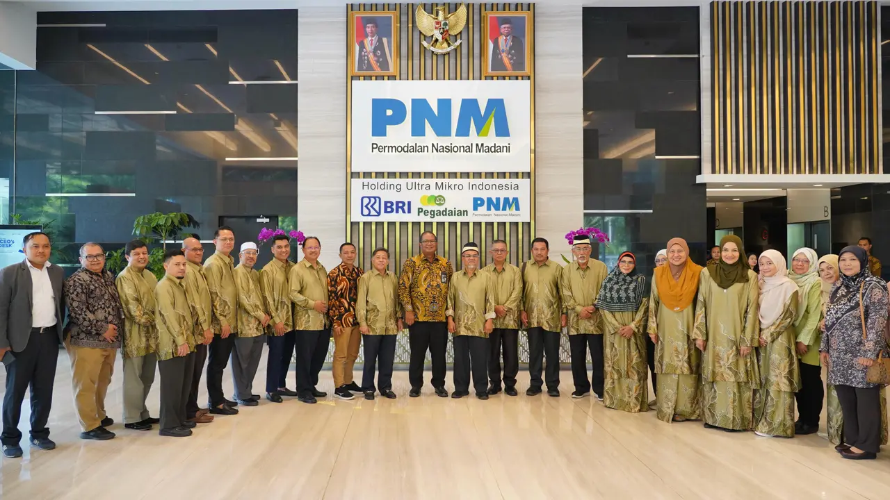 Angkasa dan Koperasi Pembiayaan Syariah Angkasa Berhad (Kopsya Angkasa) Malaysia melakukan studi banding ke PNM. (Liputan6.com/ ist)