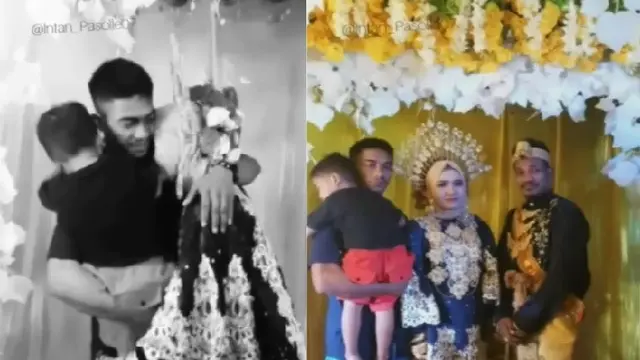 pria hadiri pernikahan mantan istri
