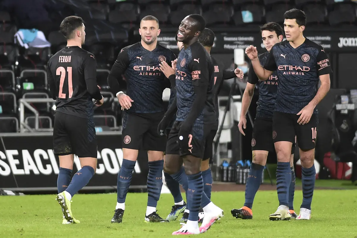 Menang Telak di Markas Swansea, Man City Lolos ke Perempat Final Piala FA