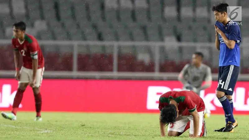 Jepang Bantai Timnas Indonesia U-19 dengan Skor 4-1