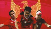 Timnas Indonesia - Egy Maulana Vikri, Witan Sulaeman, Asnawi Mangkualam (Bola.com/Adreanus Titus)