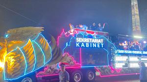 Pesta Rakyat Monas: Parade Kendaraan Hias Aksi Unik Kementerian dan Lembaga