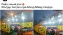 Kok bisa ada di dalem situ parkirnya? (Source: twitter.com/onecak)