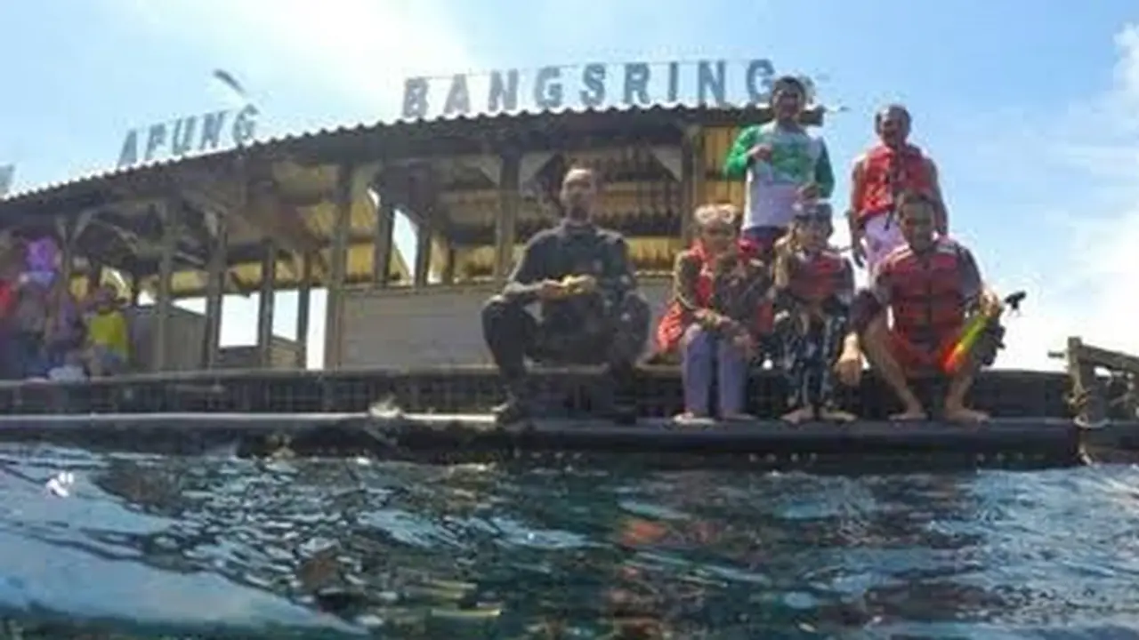 Basngring Underwater salah saatu destinasi wisata andalan di Banyuwangi (Istimewa)