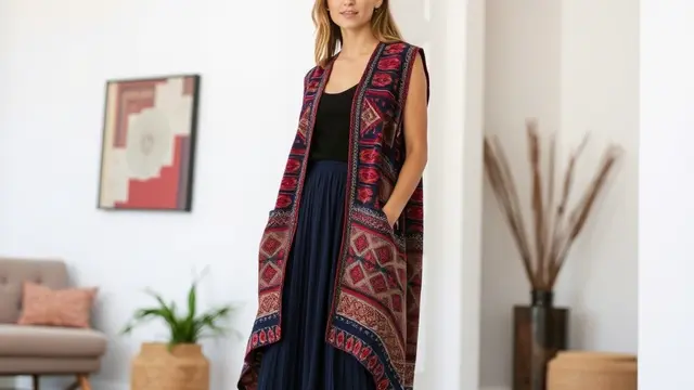 Rompi Panjang Motif Etnik