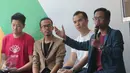 Para pendiri perusahaan rintisan (startup) dari Indonesia saat berbagi pengalaman belajar dengan Google di kawasan Senayan, Kamis (3/3/2016). Google berkomitmen untuk melatih 100.000 pengembang di Indonesia hingga 2020. (Liputan6.com/Angga Yuniar)