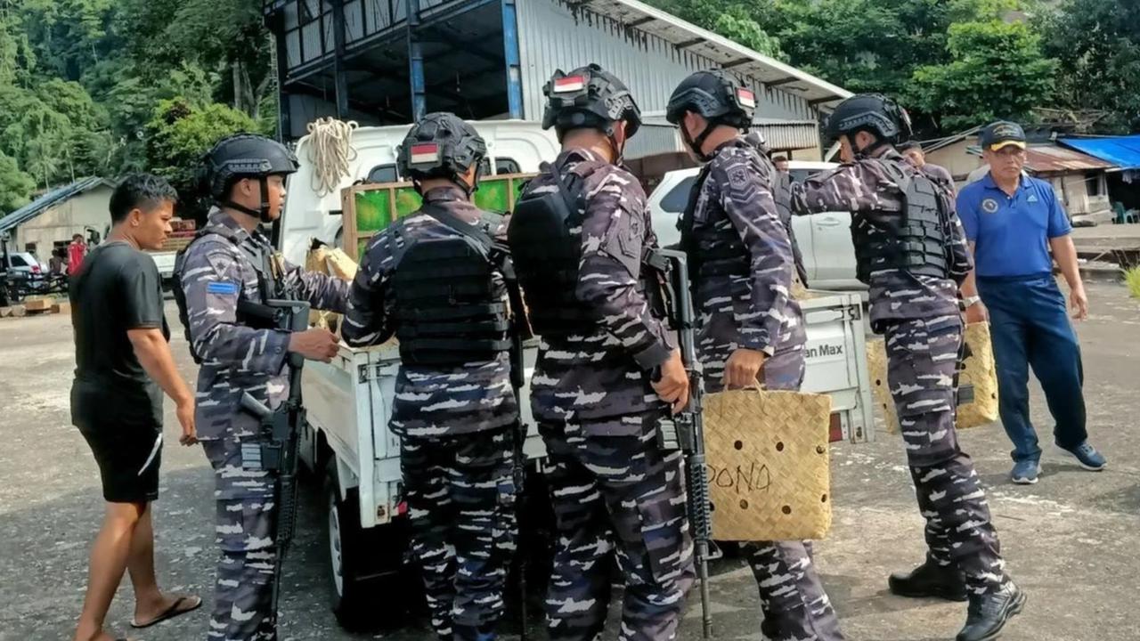 FOTO: TNI Angkatan Laut Gagalkan Penyelundupan Ilegal di Sulawesi Utara