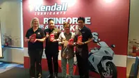 PT Kendali Andalan Sempurna (KAS) meluncurkan pelumas Kendall Motorcycle Oil (Herdi/Liputan6.com)