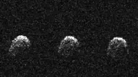 Pengamatan 4660 Nereus yang diambil menggunakan teleskop Arecibo pada tahun 2002 (NASA)