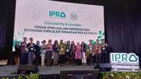 Talkshow bertajuk “Circularity in Action: Peran IPRO dalam Mendorong Ekonomi Sirkular Kemasan Bekas Pakai” di Jakarta Convention Center, Kamis ( 6/10/2022). (Foto: Istimewa)