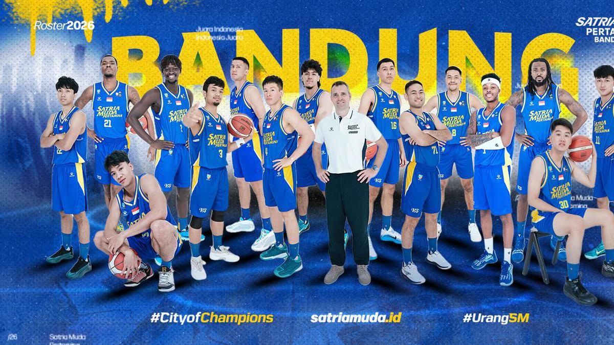 Satria Muda Bandung Siap Arungi Kompetisi IBL 2026 dengan Semangat dan Identitas Baru