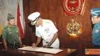 Citizen6, Jakarta: Kunjungan Admiral Haney dimaksudkan untuk silaturahmi dan perkenalan diri sebagai pejabat Panglima Armada Pasifik Amerika Serikat yang baru. (Pengirim: Badarudin Bakri).