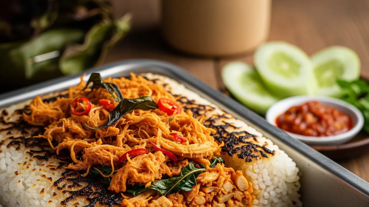 Resep Nasi Bakar Tanpa Daun Pisang (Image by Gemini AI)