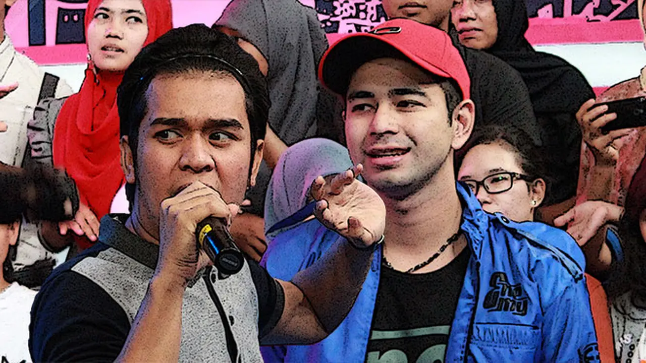 Ilustrasi Olga Syahputra dan Raffi Ahmad 