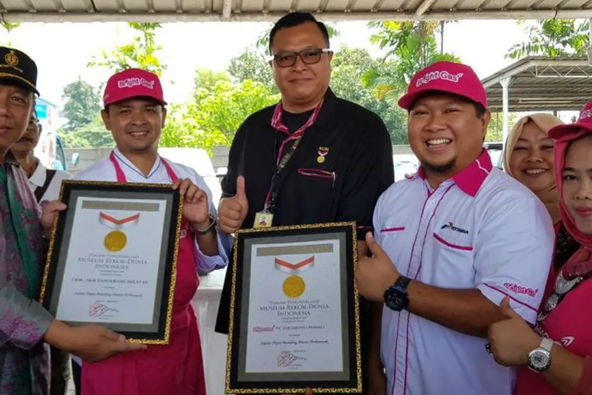 Pemkot Tangsel Pecahkan Rekor Muri Memasak 6.000 Pepes Bandeng dengan Bright Gas