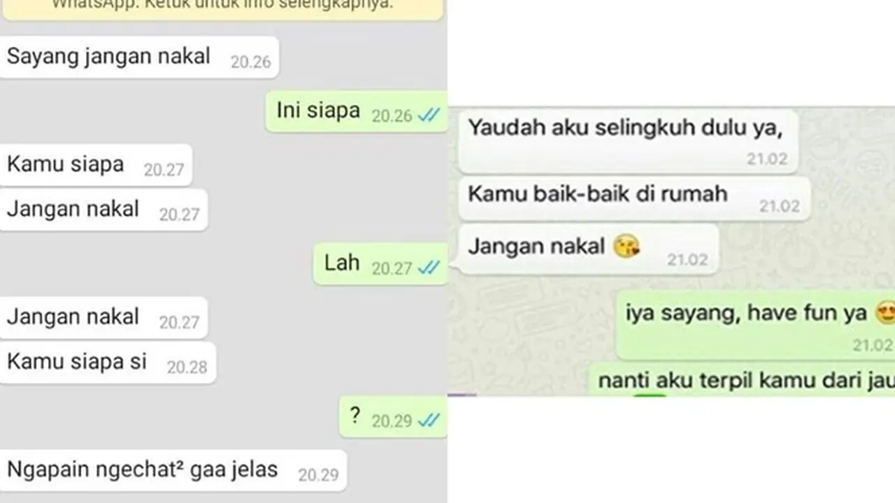6 Chat 'Sayang Jangan Nakal' Ini Malah Bikin Jomblo Ngakak