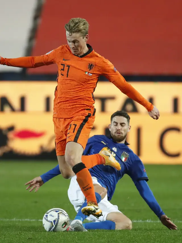 FOTO: Belanda Tahan Imbang Italia di UEFA Nations League