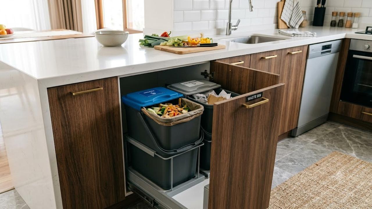 Posisi Tempat Sampah yang Membuat Dapur Lebih Bersih