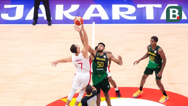 Foto: Kejutan! Brasil Beri Kekalahan Perdana untuk Kanada di Piala Dunia FIBA 2023