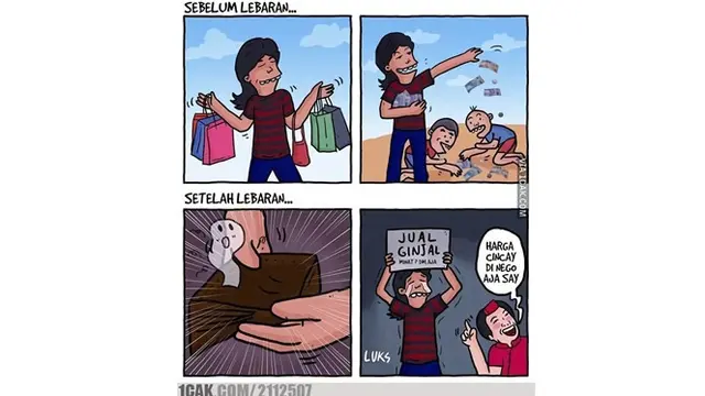 6 Meme Lucu Lebaran Telah Usai Ini Benar Adanya