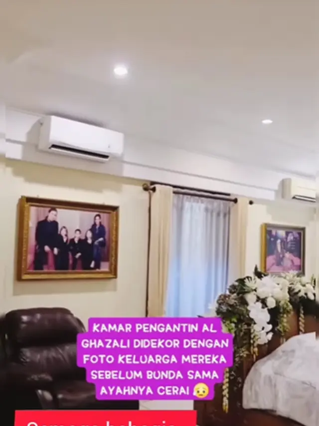 Desain Kamar Pengantin Al Ghazali dan Alyssa
