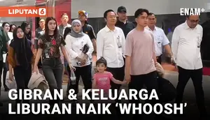 Libur Panjang, Gibran Ajak Keluarga ke Bandung Naik Kereta Cepat &lsquo;Whoosh&rsquo;
