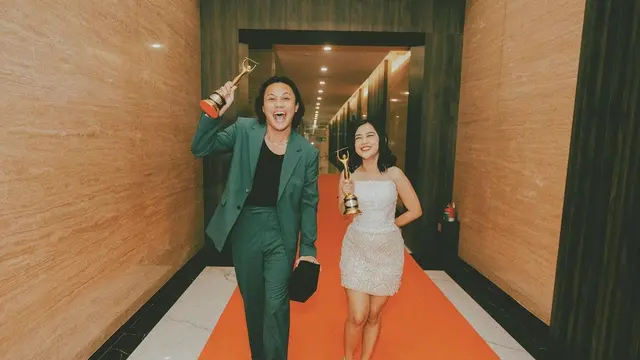 Sempat Bersitegang, Ini 6 Potret Rizky Febian dan Ziva Magnolya di AMI Awards 2022